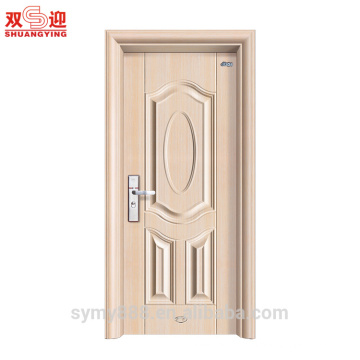 china suppliers steel front door designs automatic finishing machinery produce with stainless lock